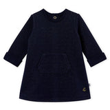 BABY GIRLS' SHINY SWEATSHIRT DRESS