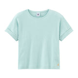 TODDLER GIRLS' LINEN COTTON BLEND T-SHIRT