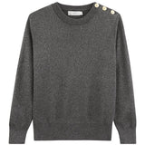 WOMENS' METALLIC FLECK PULLOVER