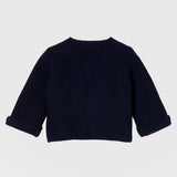 BABIES' ORGANIC KNITTED CARDIGAN