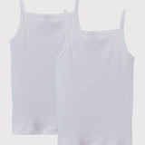 2 PACK TODDLER GIRLS' OPENWORK SINGLETS