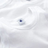 2 PACK BOYS' WHITE SINGLETS