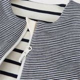 BABIES' REVERSIBLE STRIPED SLEEPING BAG