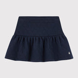 GIRLS' QUILITED TUBE KNIT SKIRT