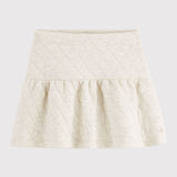GIRLS' QUILITED TUBE KNIT SKIRT