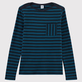 WOMENS' STRIPED L/S T-SHIRT