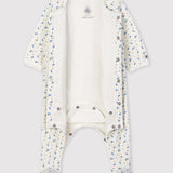 BABY GIRLS' VELOUR BODYJAMA - PYJAMAS (2-IN-1)