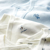 5 PACK BABIES' CROSSOVER L/S BODYSUITS