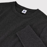WOMENS' CREW L/S T-SHIRT - DARK GREY