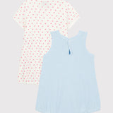 2 PACK BABY GIRLS' ROMPERS