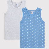 2 PACK BOYS' SINGLETS