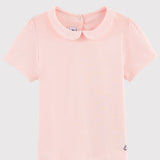 TODDLER GIRLS' T-SHIRT WITH COLLAR