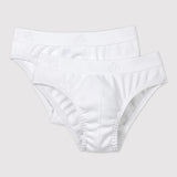 2 PACK BOYS' WHITE BRIEFS