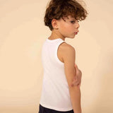 2 PACK BOYS' WHITE SINGLETS