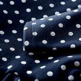 BABIES' SPOTTY FLEECE DRESS