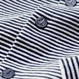 BABY GIRLS' TUBE KNIT STRIPED CARDIGAN