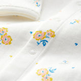 BABY GIRLS' FLOWER PRINT TUBIC ROMPER