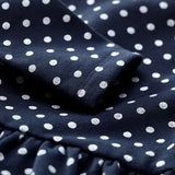 GIRLS' SPOTTY FLEECE DRESS