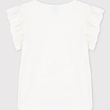 TODDLER GIRLS' RUFFLED SLEEVED T-SHIRT