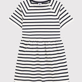 TODDLER GIRLS' SAILOR STRIPED DRESS