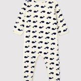 BABIES' WHALE PRINT ROMPER