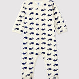 BABIES' STAR VELOUR ROMPER