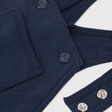 BABIES' LONG THICK JERSEY OVERALLS