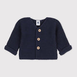 BABIES' ORGANIC KNITTED CARDIGAN