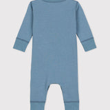 BABIES' RIBBED FOOTLESS ROMPER