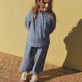 TODDLER GIRLS' L/S MUSLIN BLOUSE