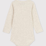 BABIES' HENLEY L/S BODYSUIT