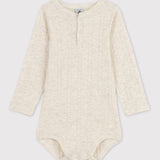 BABIES' HENLEY L/S BODYSUIT