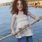 TODDLER GIRLS' SMOCKED BLOUSE