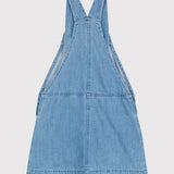GIRLS' LIGHT DENIM PINAFORE