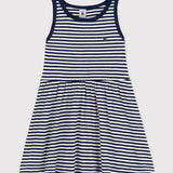 GIRLS' STRIPED DRESS
