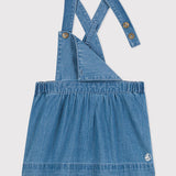 BABY GIRLS' DENIM PINAFORE
