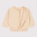 BABIES' KNIT CARDIGAN