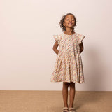 GIRLS' FLORAL PRINTED DRESS