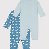 BABIES' 2 PACK FOOTLESS ROMPERS