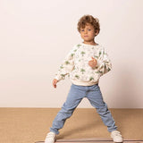 BOYS' CAMEL & PALM PRINT SWEATSHIRT