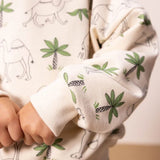 TODDLER BOYS' CAMEL & PALM PRINT SWEATSHIRT