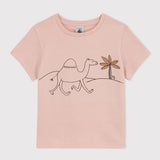 TODDLER GIRLS' CAMEL PRINT T-SHIRT