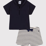 2 PIECE BABIES' SAILOR ENSEMBLE