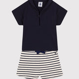 2 PIECE BABIES' SAILOR ENSEMBLE
