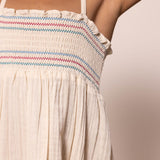 GIRLS' SMOCKED DRESS