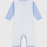 BABIES' ICONIC PINSTRIPE FOOTLESS ROMPER