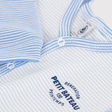 BABIES' ICONIC PINSTRIPE FOOTLESS ROMPER