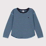 BOYS' STRIPY TUBE KNIT T-SHIRT