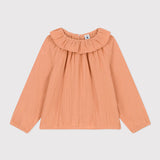 GIRLS' COTTON MUSLIN BLOUSE