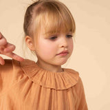 GIRLS' COTTON MUSLIN BLOUSE